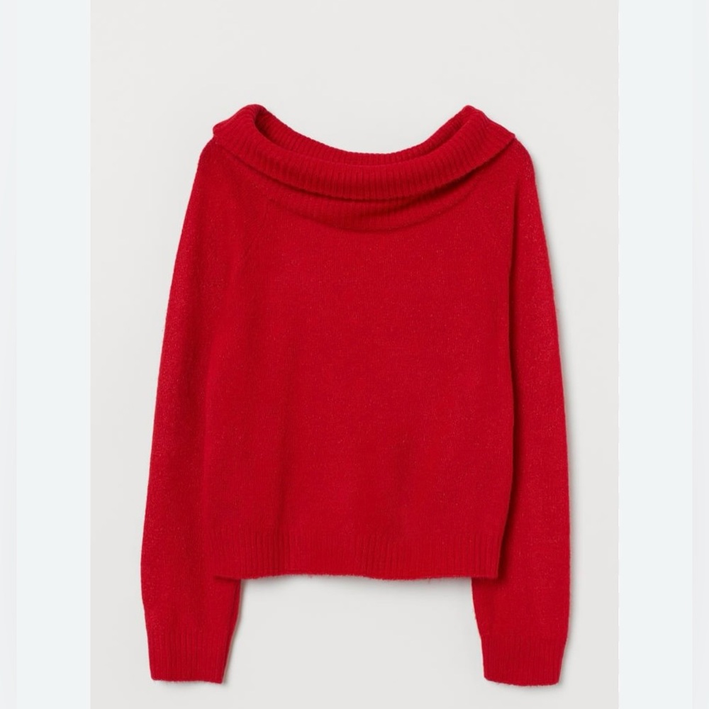 H&M Red Wool Sweater❤️